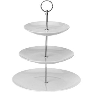 Porzellan Etagere mit 3 Etagen